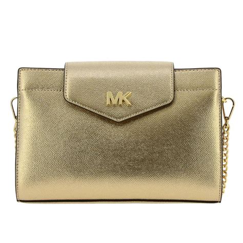 Michael Kors women's gold clutch